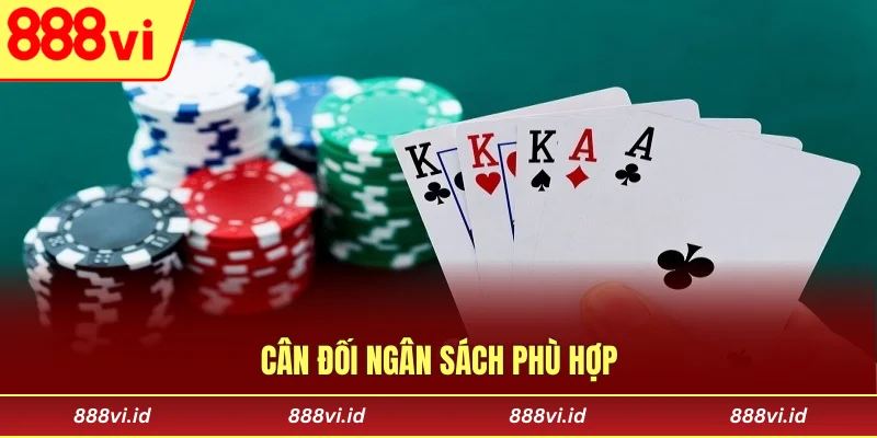 Cân đối ngân sách phù hợp